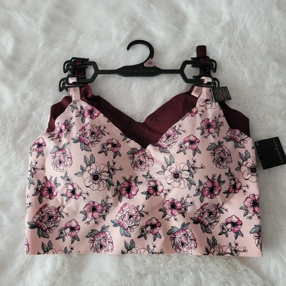 🌺NANETTE LEPORE BRAND NEW 2-PACK BRAS SIZE 3X - Picture 1 of 6